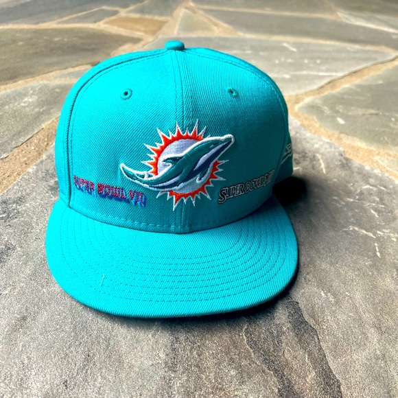 New🌟New Era Miami Dolphins Champions Fitted Baseball Hat - Picture 5 of 6